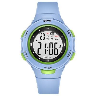 China Casual Alarm Child Sport LED Watches Fashion Clock 5atm Cheap Analog-Digital Wristwatches for sale