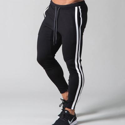 China Autumn Jogging Running Pants Men 2021 Breathable Striped GYM Fitness Training Pants Slim Sport Pencil Pants Sports Gaiters Sweatpants for sale