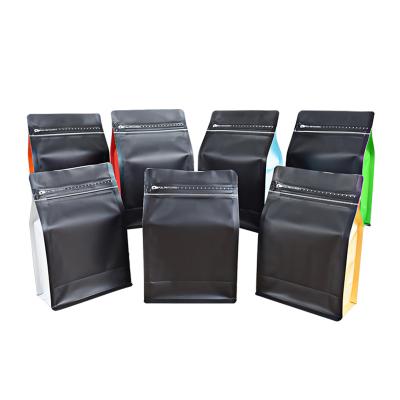 China Wholesale Coffee Stand Up Pouh Aluminum Packaging Coffee Bags With Valve And Ziplock for sale