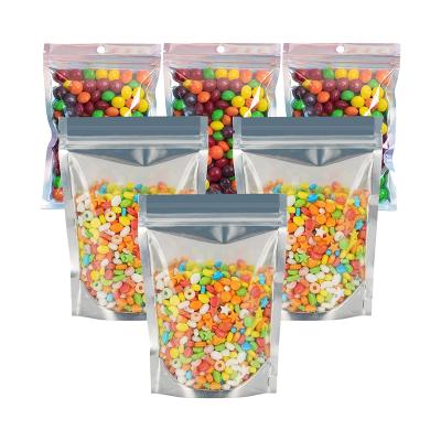 China Factory supplier waterproof fruity pebble mylar bags purple 3.5g mylar bag for food storge for sale