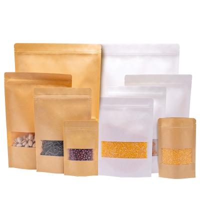 China Direct Selling Recycled Paper Gusset Side Bag Packaging Materials China Manufacturers For Herbs, Coffee, Tea, Whey Protein Powder, Dog Treat Food for sale