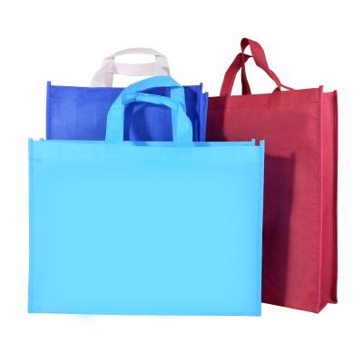 China Reusable Custom Polypropylene Fabric Grocery Bag PP Nonwoven Shopping Tote Bag for sale