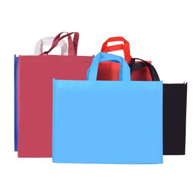 China Wholesale Reusable Laminated Environmental Storage Gift Cut Non Woven Fabric Bags For Shopping for sale