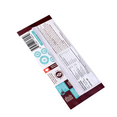 China Return Security Printing Logo Snack Compound Plastic Bag Sealed Bag for sale