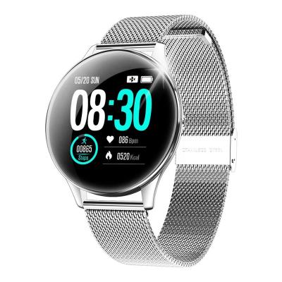 China Smart Waterproof Heart Rate Monitor Sports Smartwatch Touch Screen Wristband IP68 Clock Wristband For IOS Android for sale