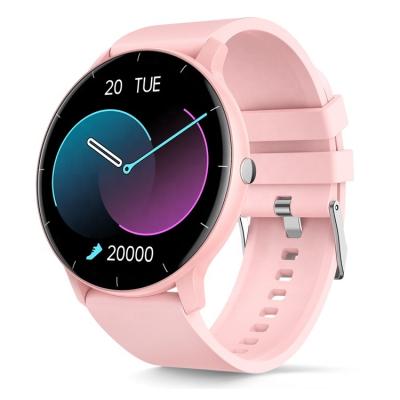 China 2021 Newest Waterproof Touch Screen Band Oxygen Blood Pressure Sport Fitness Tracker Smart Watch Men Women Women for sale