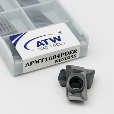 China Metal Work Tool Reliable Performance Tungsten Carbide Inserts APMT1604PDER For Hard Steel Use HRC55 CNC Factory OEM/ODM for sale