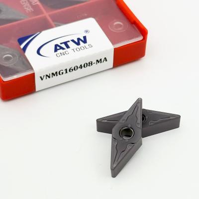 China Metal Work Tool High Performance Cutter PVD Coating High Quality Nano Carbide Inserts VNMG160408-MA CNC Tool Lathe Cutter Turning Tools for sale