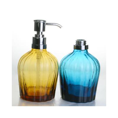 China Wholesale Personal Care Amber Colored Glass Empty Shampoo Bottles for sale