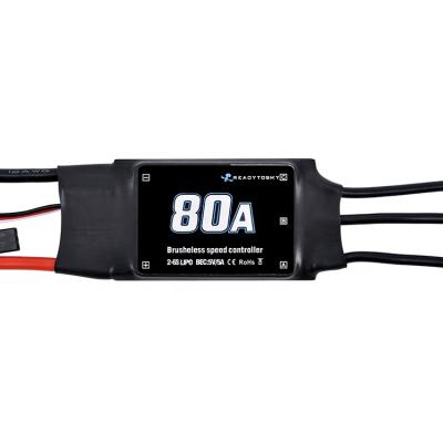 China RC Hobby's New 80A 2-6S Brushless ESC Speed ​​Controller for RC FPV Airplane Helicopter Drone for sale