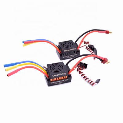 China RC Hobby Waterproof Brushless Electric ESC 60A Speed ​​Controller with BEC 5.5V/3A for 1/10 RC Car for sale