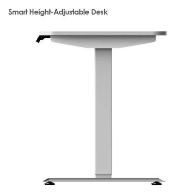 China Modern NBR SWhite Smart Home Office Work Laptop Executive Height Adjustable Computer Desk for sale