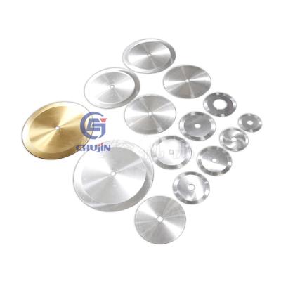 China Factory Made Advertising Company Saw Paper Cutting Thin Round Blades Carbide Circular Blade for sale