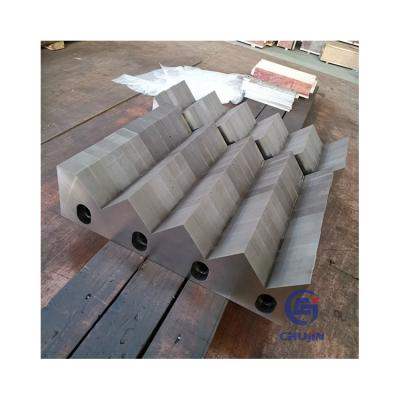 China Big Blade China Factory Price Metal Bottle Shredder Shredder Shear Blades And Knives Good For Plastic Recycling M for sale