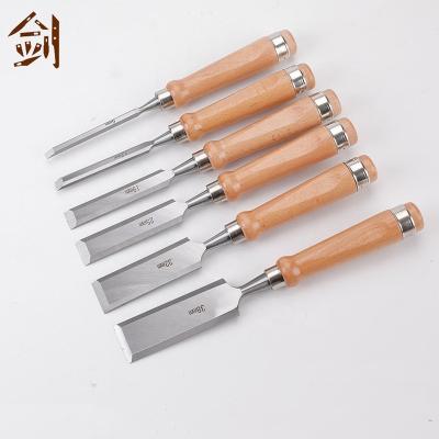 China Carving Carving Chisel High Quality Wood With Beech Wood Handle Customized 500 Sets Straight Tonphae Accept CN; ZHE HRC60 TP-59 free for sale