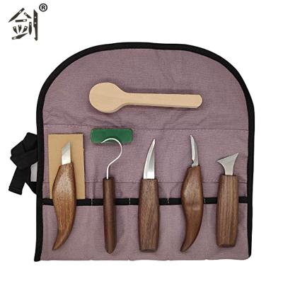 China 5 PCS Wooden Hand Carving Chisel and Punch for DIY Carving for sale