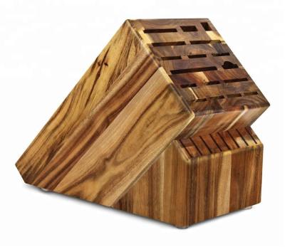 China Viable Accessory Universal Acacia Knife Block for sale