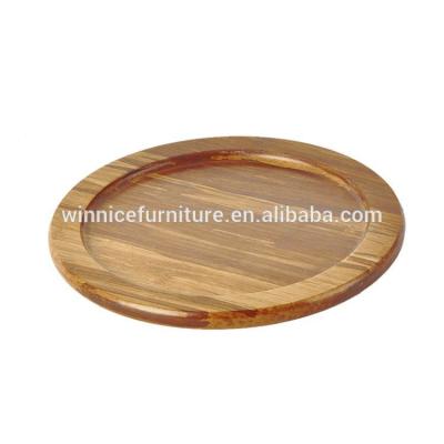 China Viable Customize SEDEX Approved Best Price Natural Acacia Wood Cutting Board Round for sale