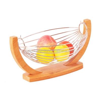 China Sustainable Custom High Standard SEDEX Approved Wire Basket For Fruit Bowl for sale