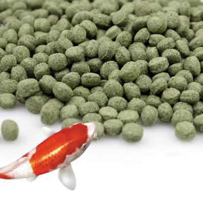 China Viable Spirulina Pellet Food for KOI and Goldfish for sale