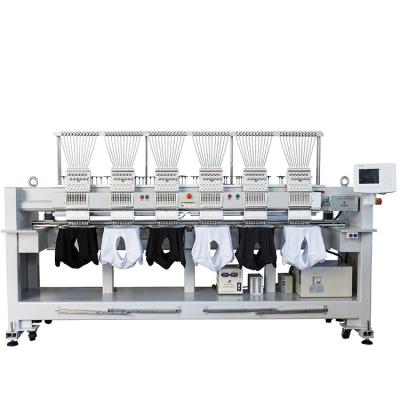 China 12 15 Needles 6 Head Embroidery Machine High Speed T Shirt Hat Embroidery Machine for sale