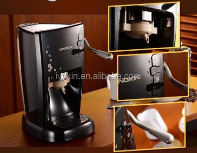 China POD machine 1L espresso machine ese pod coffee maker 15 bar pump for sale