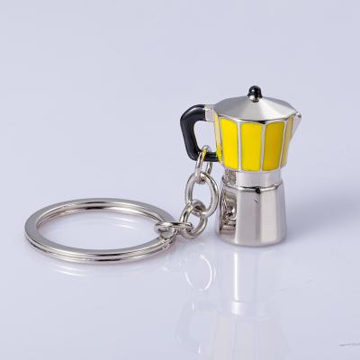 China Stored Coffee Series Charm Key Chain Sets Novelty Keychain Miniature Bartender Gift For Coffee Lover for sale