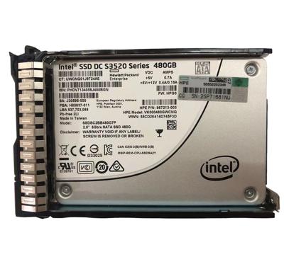 China Good Price 869378-B21 SSD New Original HPE 480GB SATA 6G Read Powerful SFF SC SSD 869577-001 (2.5in) For HPE Server G9/G10 for sale