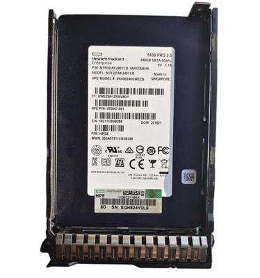 China Original Stock P18420-B21 New SSD New Arrival SC SSD HPE 240GB SATA 6G RI SFF SSD Sate Disk P18481-001 For HPE Server G9/G10 for sale