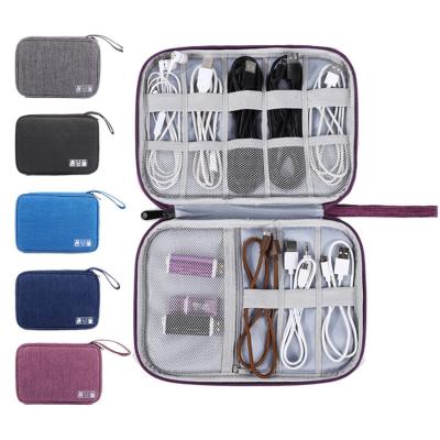 China With Multifunctional New Digital Earphone Mobile Phone Data Cable Disc Charger Storage Bag Single Layer USB U Bag for sale