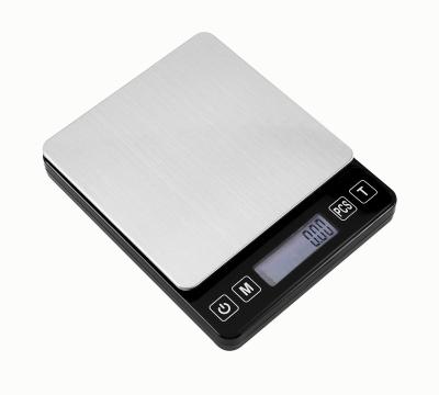 China WITH LID Jewelry Scale 0.01G Pocket Portable High Precision Electronic Palm Scale 200G 500G Kitchen Scale for sale