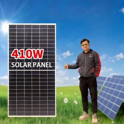 China Hot Sale High Conversion Efficiency Monocrystalline Silicon High Conversion 410w Solar Panels For Electricity for sale