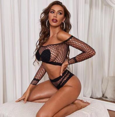 China Other seamless sexy underwear set valentine women mesh lingerie two piece set sexy underwear set for sale