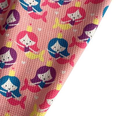 China Custom Digital Stretch Printing Bullet 4 Way Stretch Fabric For Kids for sale