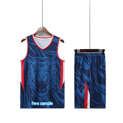 China Antibacterial Team Wear Reversible Basketball Uniform Tank Top Custom Made for sale