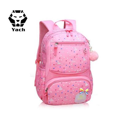 China New Design Comfortable Creative High Quality Custom Made Waterproof Thin Soft Lightweight Easy Fold No Fade Sweetness Girls Travel School Bag for sale