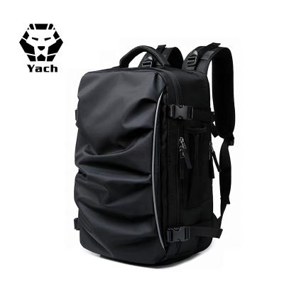 China Fashion Waterproof Custom Large Black Handbag Classic Mens Travel Basic Black Backpack Small For Travel for sale