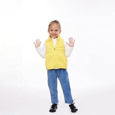 China High Quality Lightweight Anti-Wrinkle Full Zipper Outerwear Jacket Fleece Sleeveless Empty Girls Invest for sale