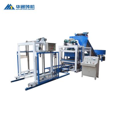 China Building Material Shops QTJ4-25D Fully Automatic Sand Cavity Concrete Brick Making Machine for sale