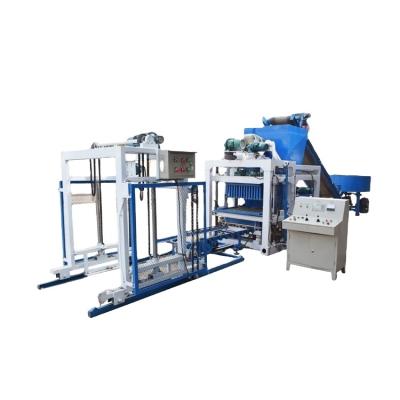 China Building Material Shops QTJ4-25D Fully Automatic Hallow Block Making Machine Concrete for sale