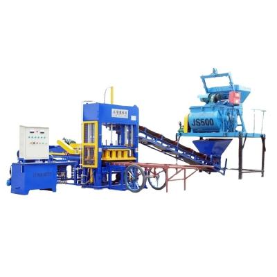 China Building Material Stores QT5-15 Manual Semi-automatic Brick Machine Concrete Block Interlocking Machine for sale