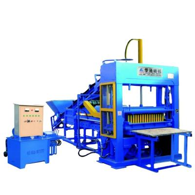 China Building Material Shops QT4-15 Semi-auto Cement Paving Block Making Machine Solid Block Making Machine for sale