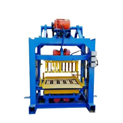 China Manual Building Material Stores QTJ4-40 Brick Machine Concrete Block Machine for sale