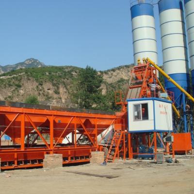 China Building Material Shops HZS25 Small Scale Concrete Mixing Plant Concrete Batching Plant For Scale for sale