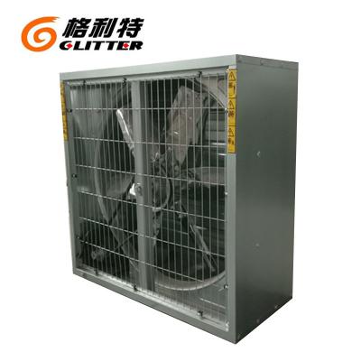 China Greenhouses/factory/workshops. Agriculture 48 Inch Window Galvanized Drop Hammer Exhaust Fan With Shutters for sale