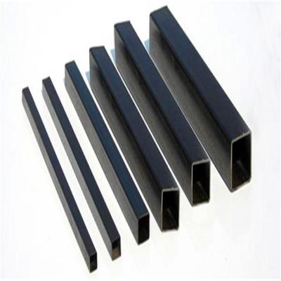 China Structure Pipe A36 Steel Square Tube For Fence Post, Carbon Steel Black Soft Square Hollow Section, Steel Rectangular Steel Tubes for sale