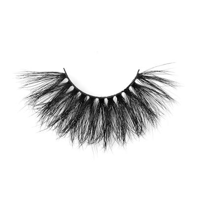 China Long Natural Good Production Lookout 25 Mm 5d Mink Fluffy Eyelash With Low Price for sale