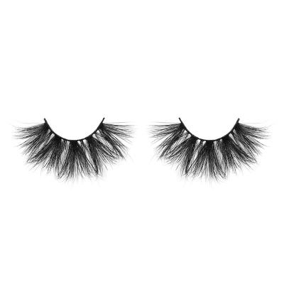 China YC Reusable Lashes 25mm AMB Mink Lashes for sale