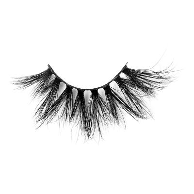 China YC Reusable Lashes 25mm AMB Mink Lashes for sale