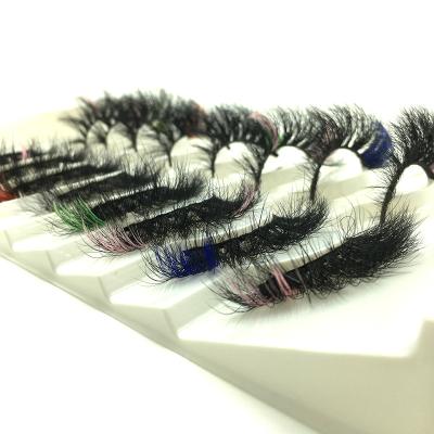 China YC Reusable Lashes Custom Color MC Mink Lashes for sale